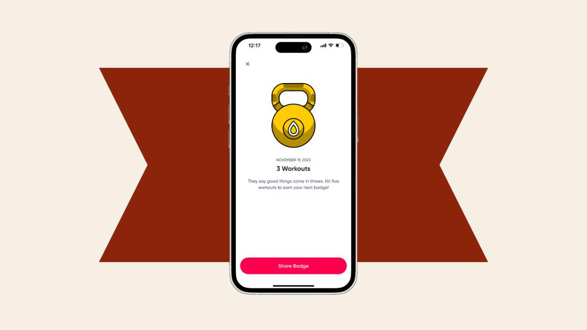 Sweat App Review Interface